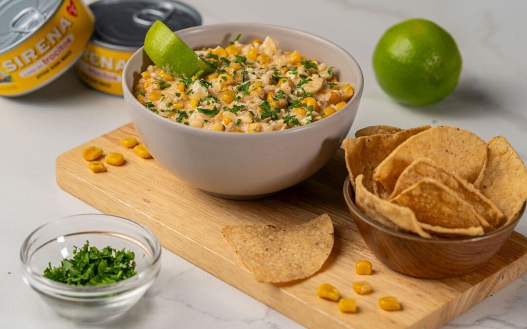 Dip de yogurt y elote