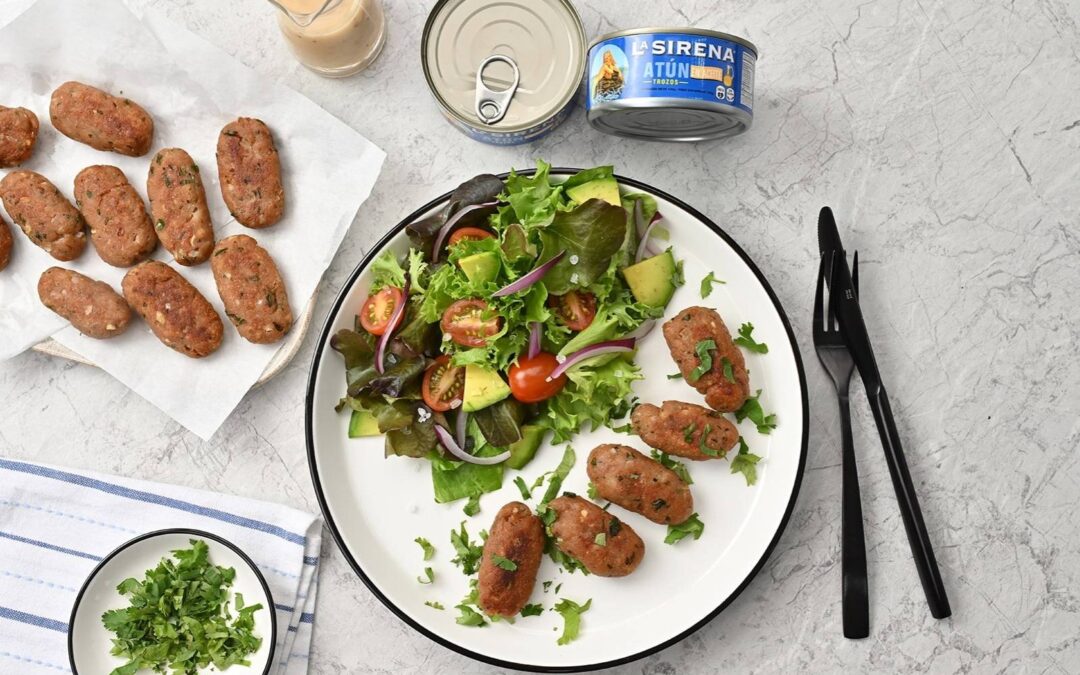 Croquetas de atún en aceite