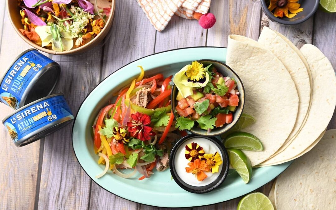 Fajitas de primavera