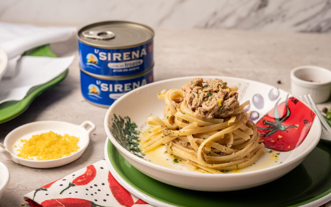 Linguine al limón y perejil