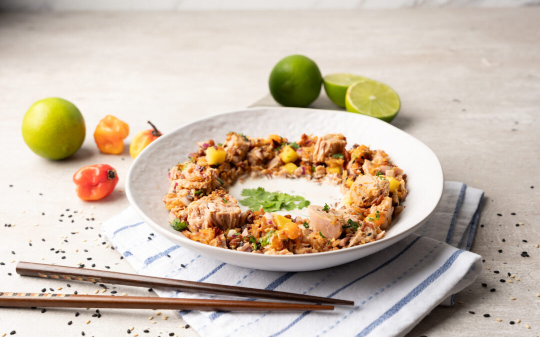 Tuna Crispy Rice Ceviche
