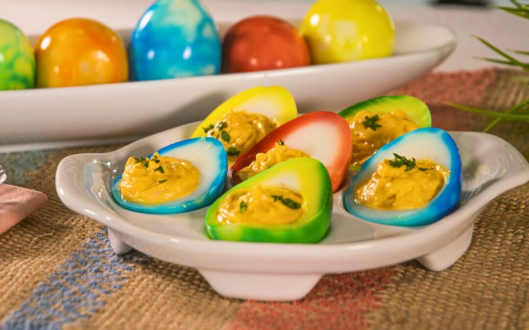 Huevos de pascua con atún