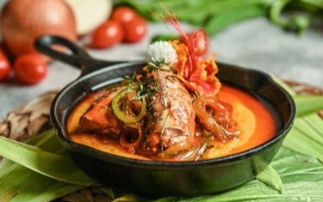 Serén de maíz con sardinas